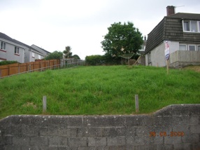 Wadebridge, Cornwall, Responsive Home site before development