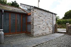 St Teath, Cornwall, Riley House, external view of extension