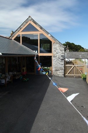 Boscastle Playgroup, Cornwall, Playground Exterior